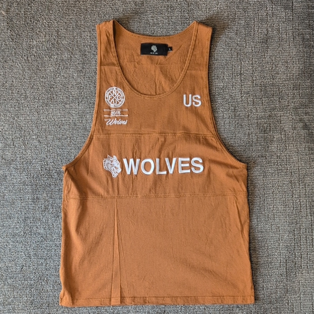 Mens L Darc Sport Wolves Tank Top Muscle Shirt 401 of 1000
